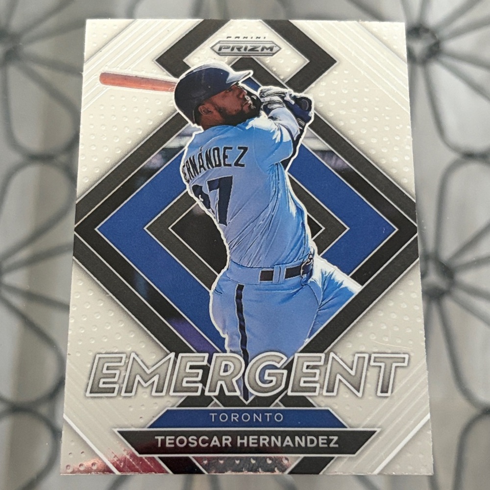 Teoscar Hernandez 2022 Panini Prizm Toronto Blue Jays Baseball Card